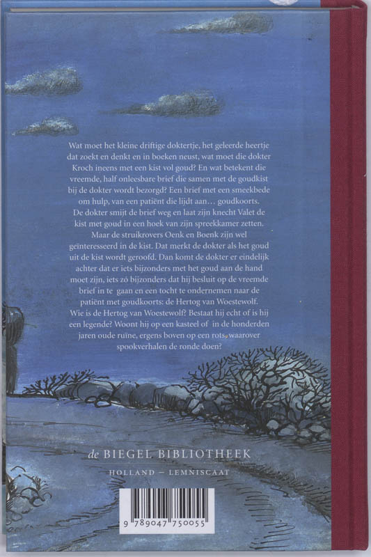 De vloek van Woestewolf / De Biegel bibliotheek achterkant