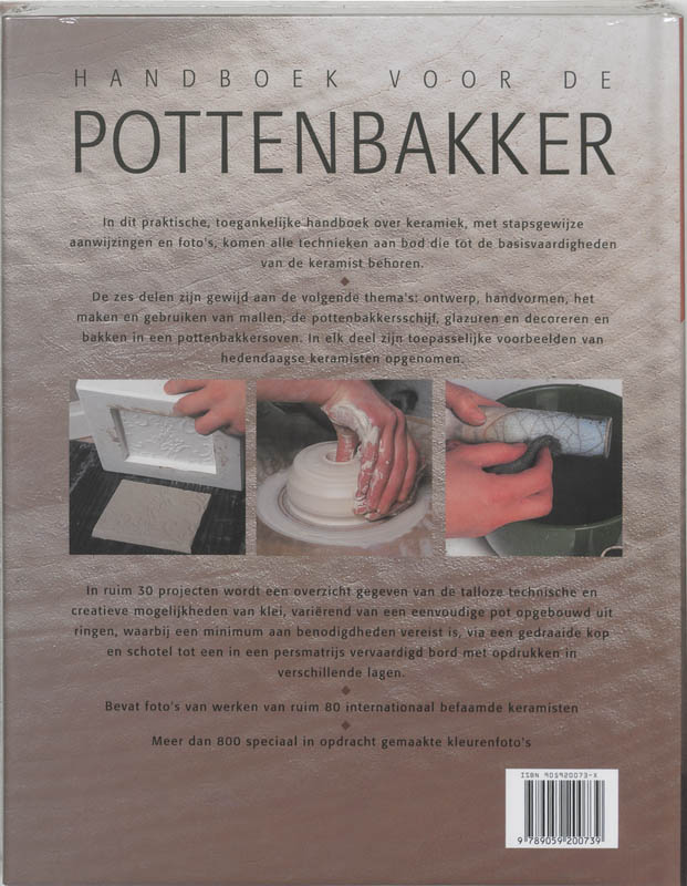 Handboek Voor De Pottenbakker achterkant