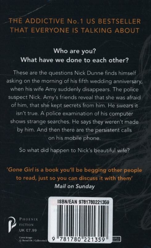 Gone Girl achterkant