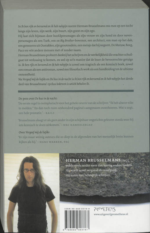 Ik ben rijk en beroemd en ik heb nekpijn / Iedereen is uniek behalve ik / 3 Ik ben rijk en beroemd en ik heb nekpijn / Iedereen is uniek behalve ik / 3 achterkant