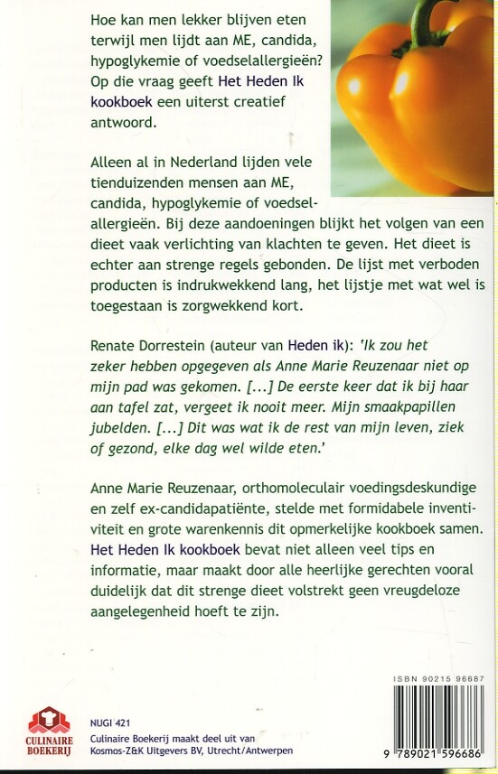 Het heden ik kookboek achterkant