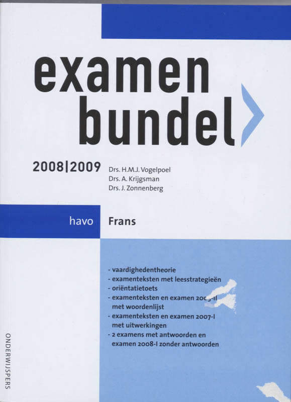 Examenbundel 2008/2009 Havo Frans
