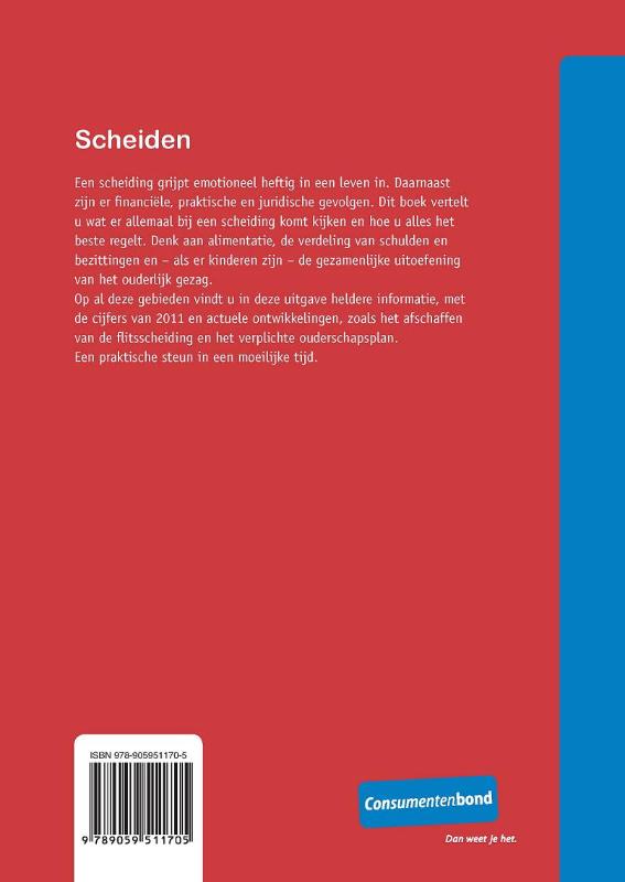 Scheiden achterkant
