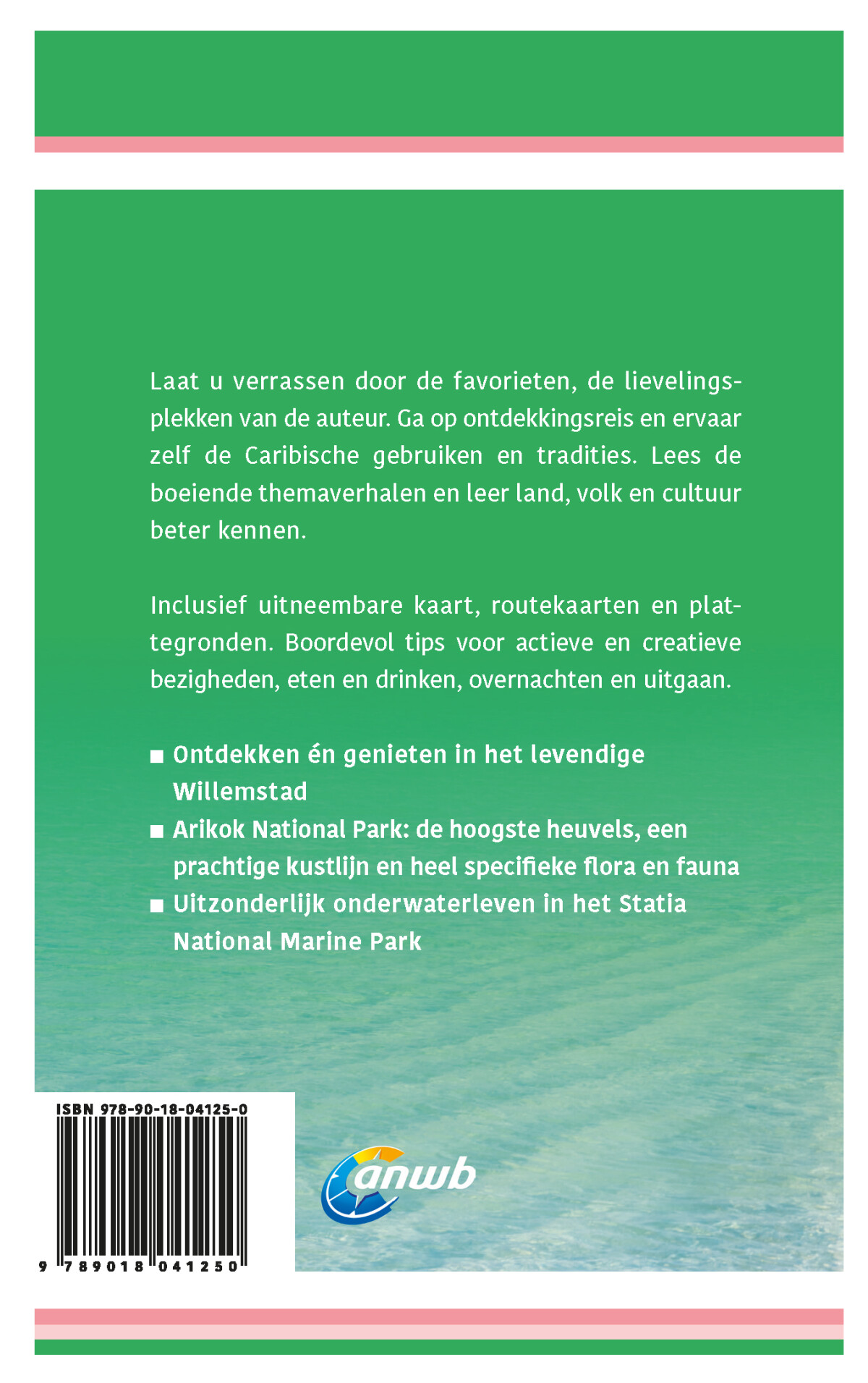 Caribisch Nederland / ANWB Ontdek reisgids achterkant
