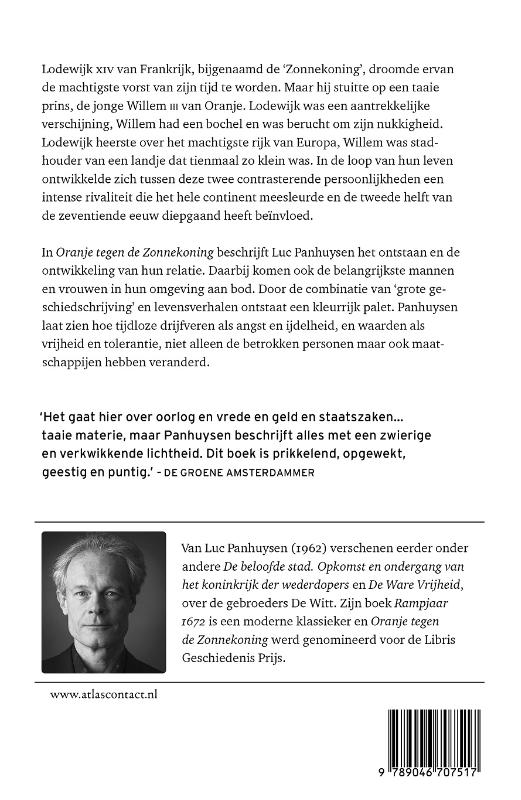 Oranje tegen de Zonnekoning achterkant