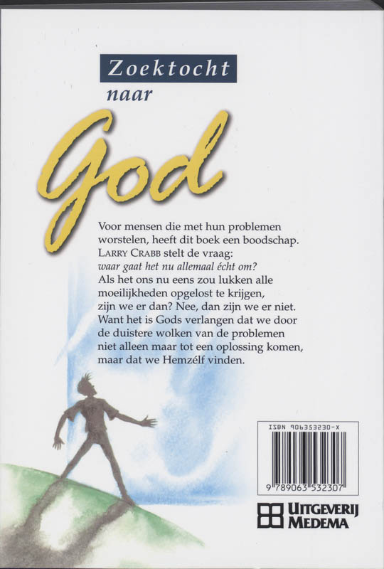 Zoektocht naar God achterkant