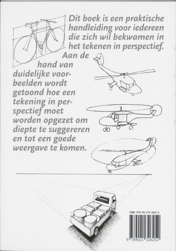 Hoe teken ik in perspectief achterkant