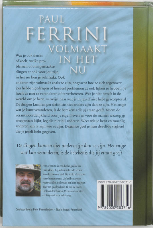 Volmaakt in het nu achterkant