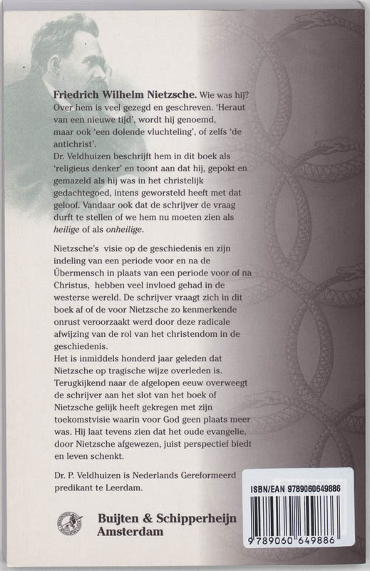 Nietzsche en de kromme lijn achterkant