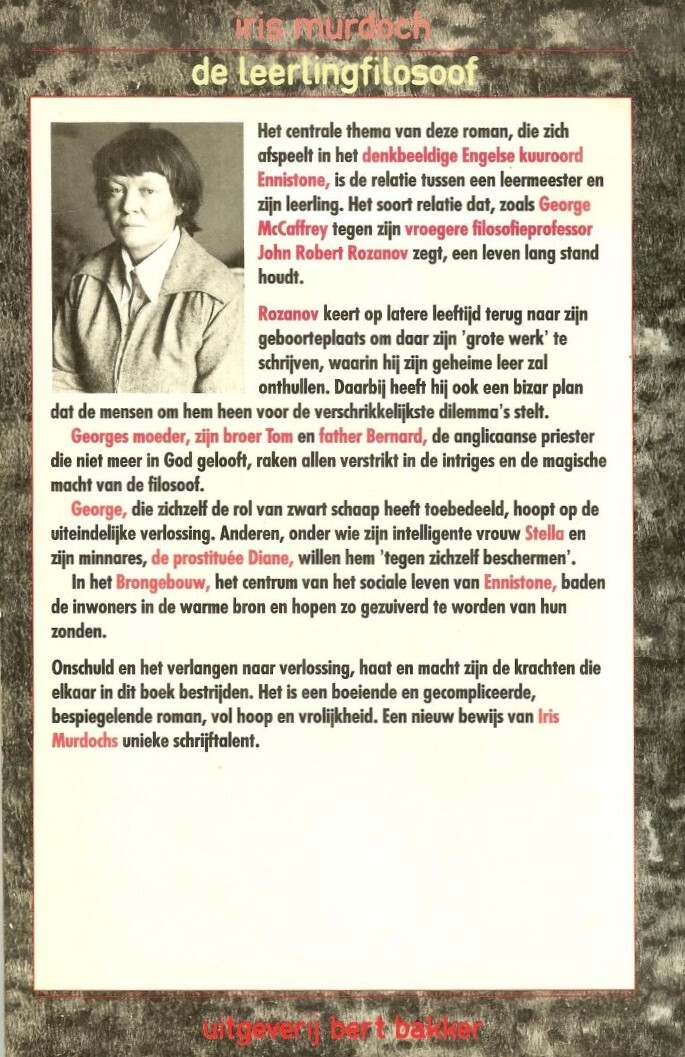 De leerlingfilosoof achterkant