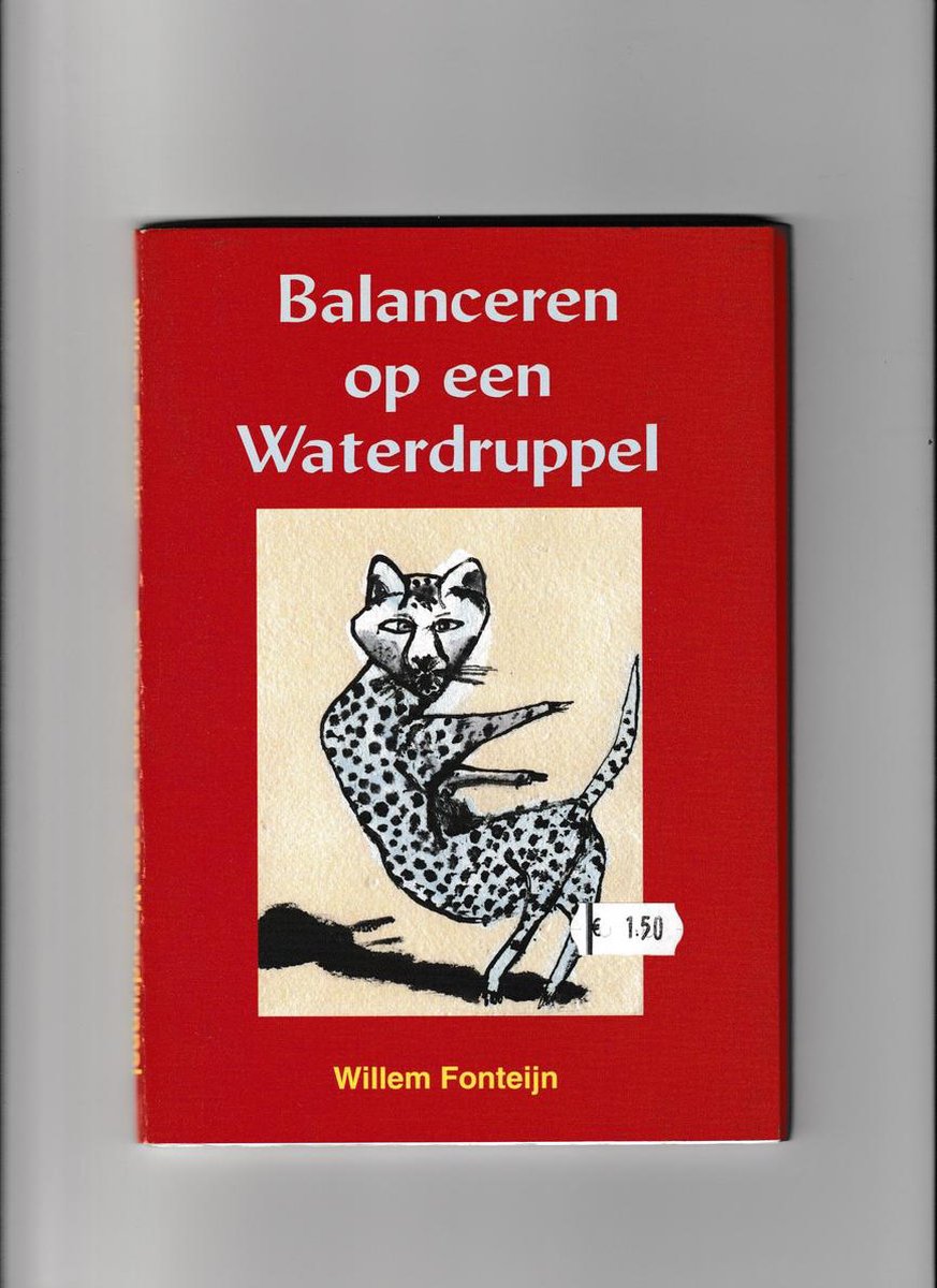 Balancerend op een waterdruppel