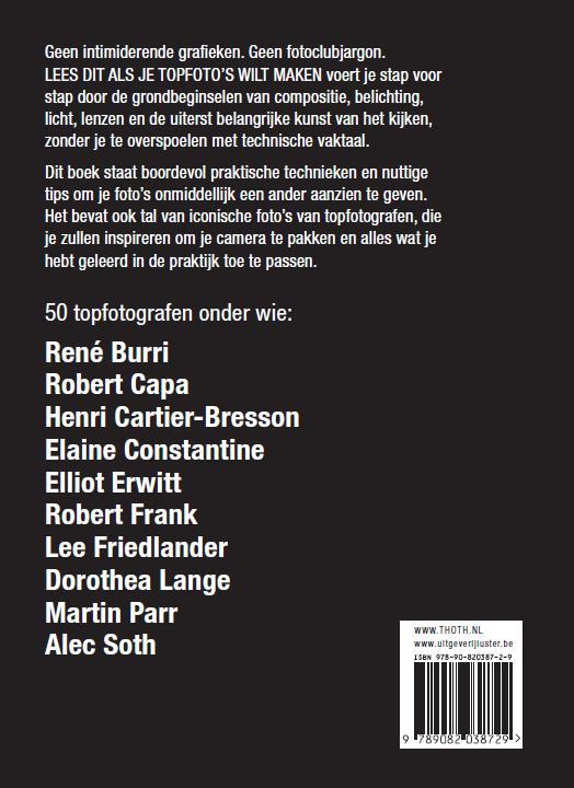 Lees dit als je topfoto's wilt maken / Lees dit achterkant