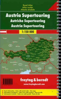 Oostenrijk Supertouring Wegenatlas F&B achterkant