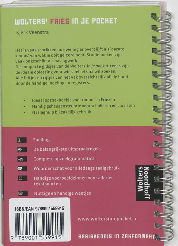 Wolters'Fries in je pocket achterkant