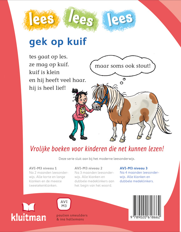 gek op kuif / lees lees lees achterkant