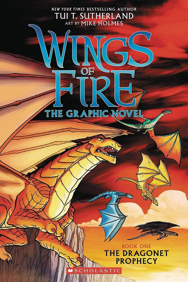 Wings of Fire Graphic Novel #1: The Dragonet Prophecy