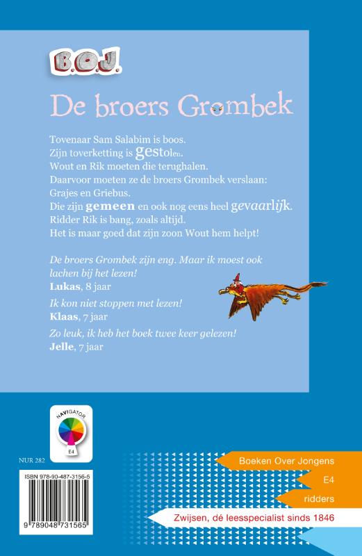 De broers Grombek / B.O.J. achterkant