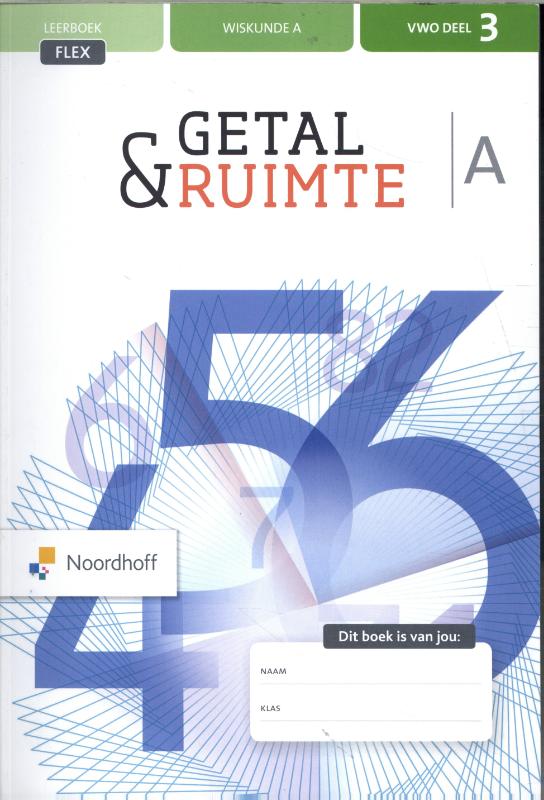 vwo deel 3 / Getal & Ruimte / Leerboek