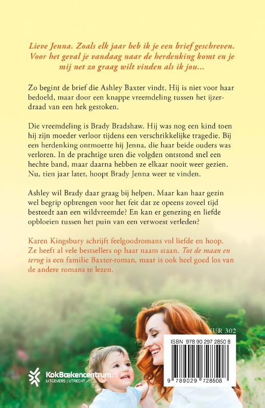 Tot de maan en terug / Familie Baxter Tot de maan en terug / Familie Baxter achterkant