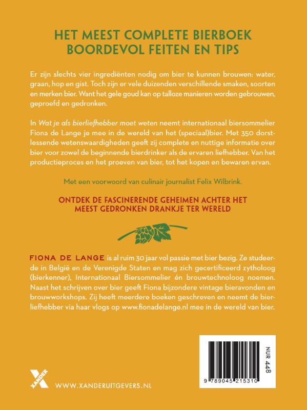 Wat je als bierliefhebber moet weten Wat je als bierliefhebber moet weten achterkant