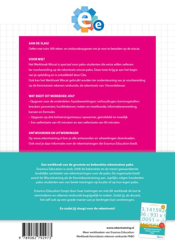 Werkboek Wiscat Pabo achterkant