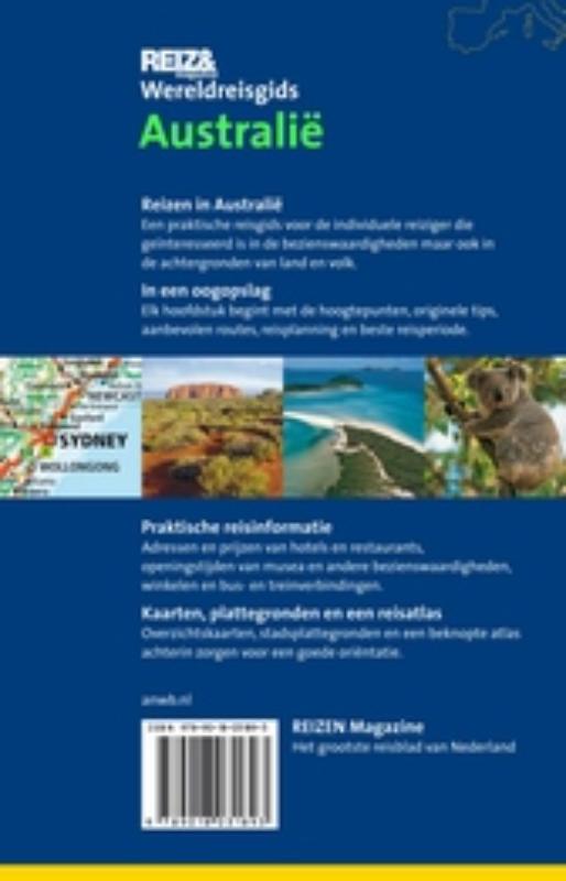 Australië / ANWB wereldreisgids achterkant