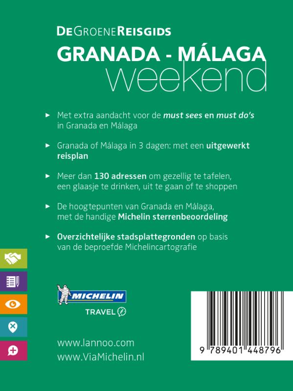 De Groene Reisgids Weekend  -   Malaga-Granada achterkant