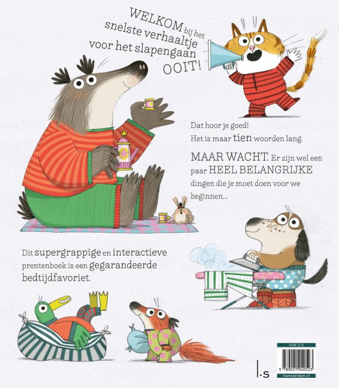 Het snelste verhaaltje voor het slapengaan ooit! achterkant