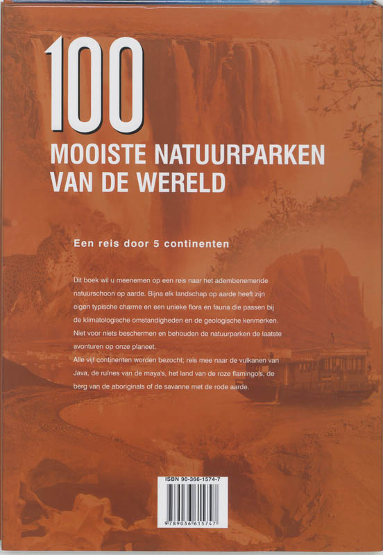 100 Mooiste Natuurparken Van De Wereld achterkant