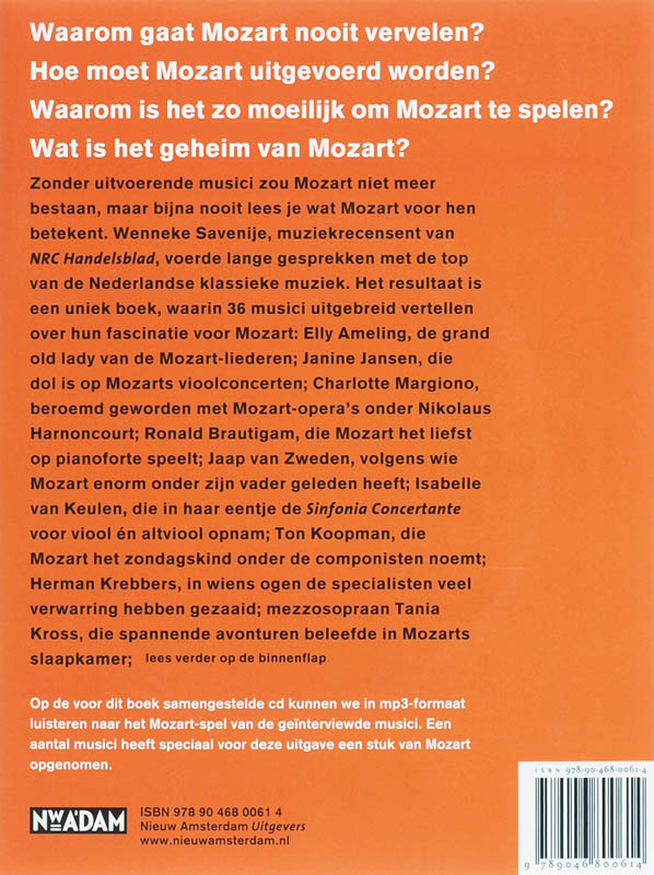 Over Mozart gesproken achterkant