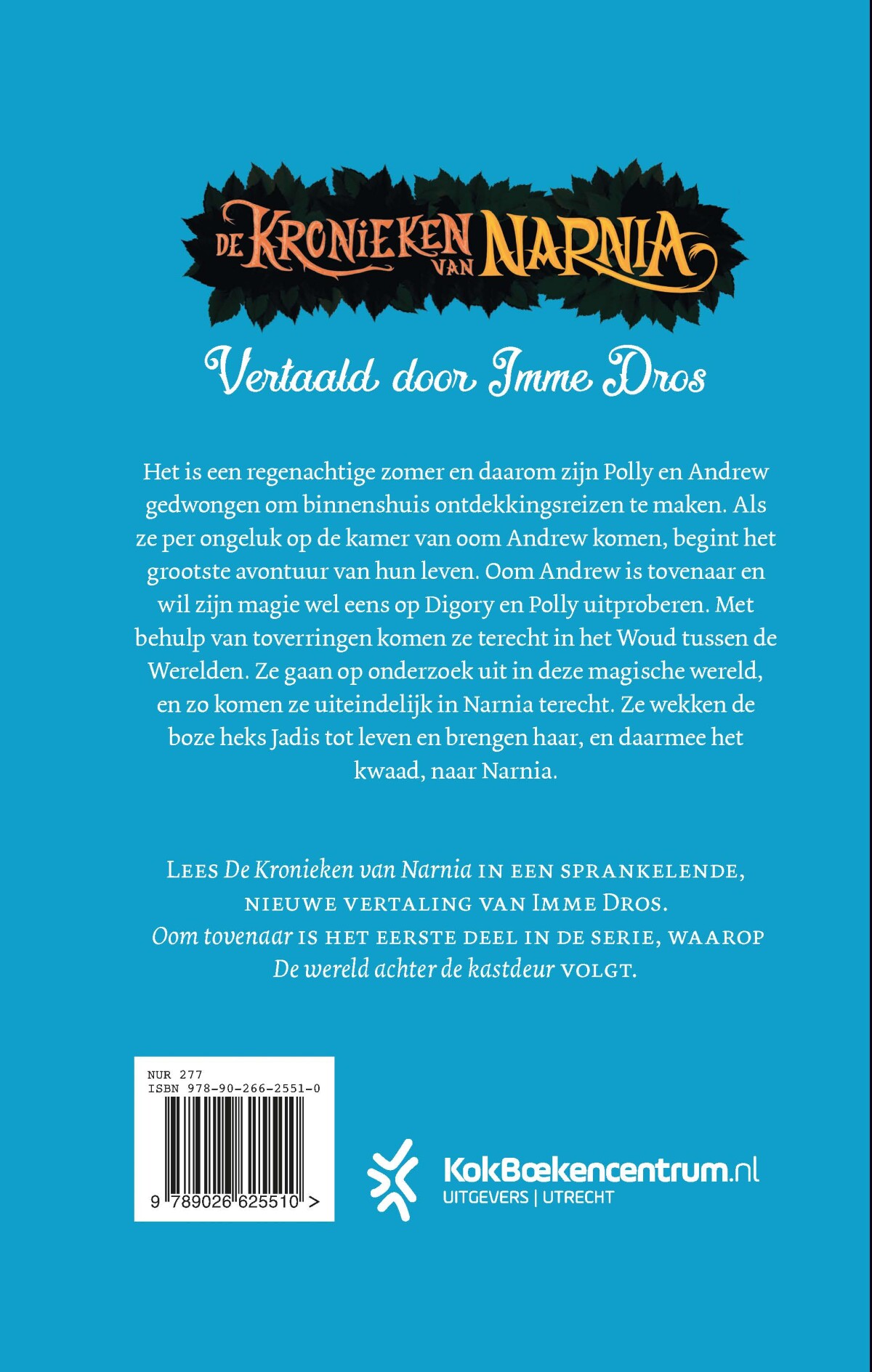 Oom tovenaar / De kronieken van Narnia / 1 achterkant