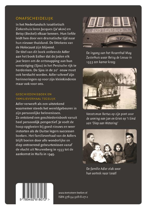 Van droefheid naar vreugde achterkant