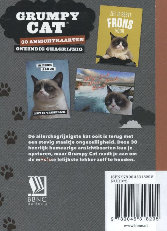 Grumpy cat achterkant