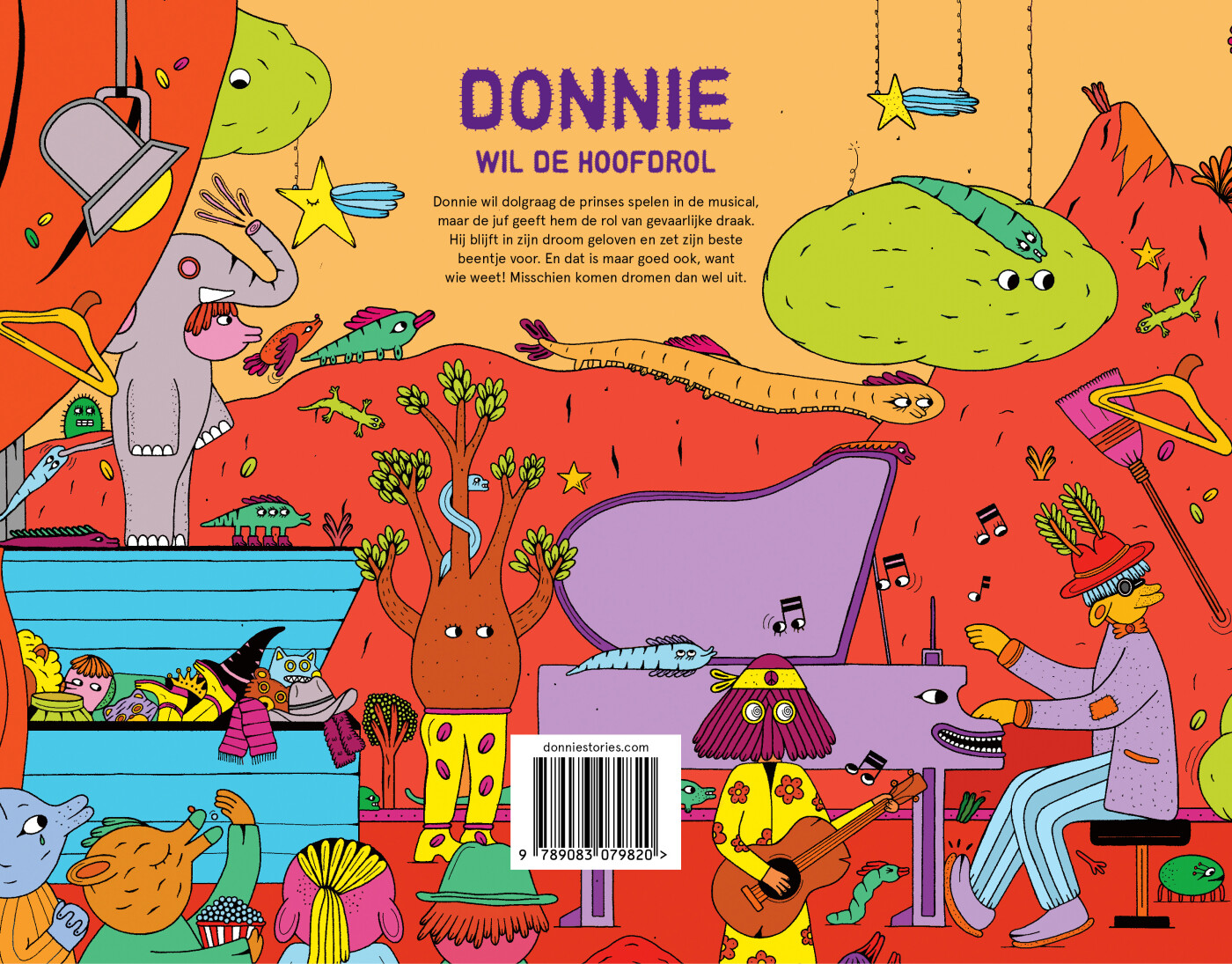 Donnie wil de hoofdrol / Donnie achterkant