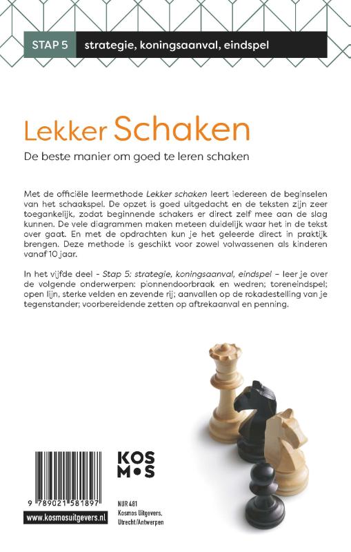 Lekker schaken stap 5 / Lekker schaken achterkant