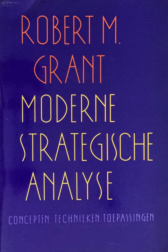 MODERNE STRATEGISCHE ANALYSE