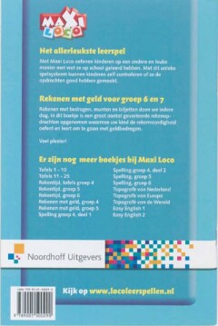Rekenen met geld / Groep 6 - 7 / Maxi Loco achterkant