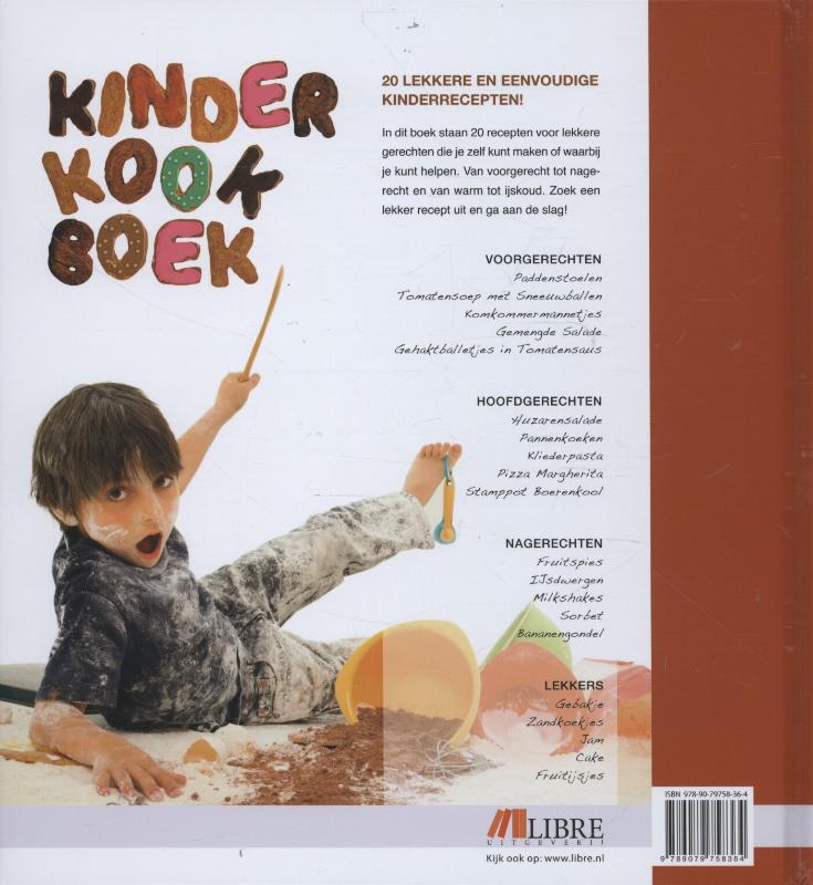 Kinderkookboek achterkant