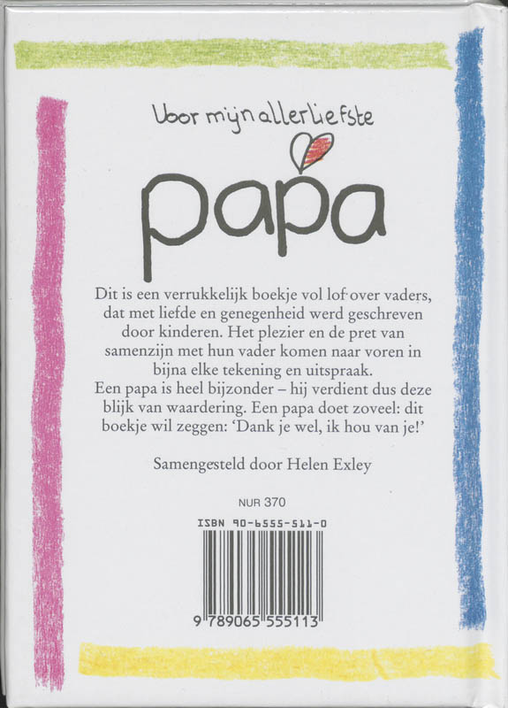 Voor mijn allerliefste papa achterkant