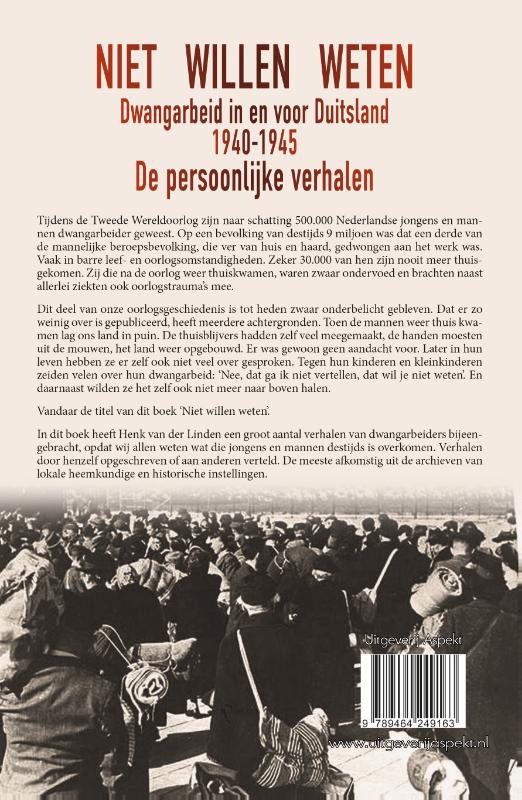 Niet willen weten achterkant