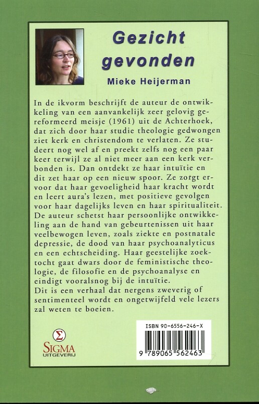 Gezicht gevonden achterkant