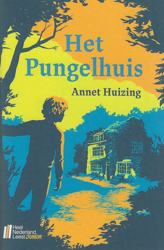 Het Pungelhuis - Annet Huizing - "Heel Nederland Leest" Junior Uitgave 188 Pagina's Kinderboek