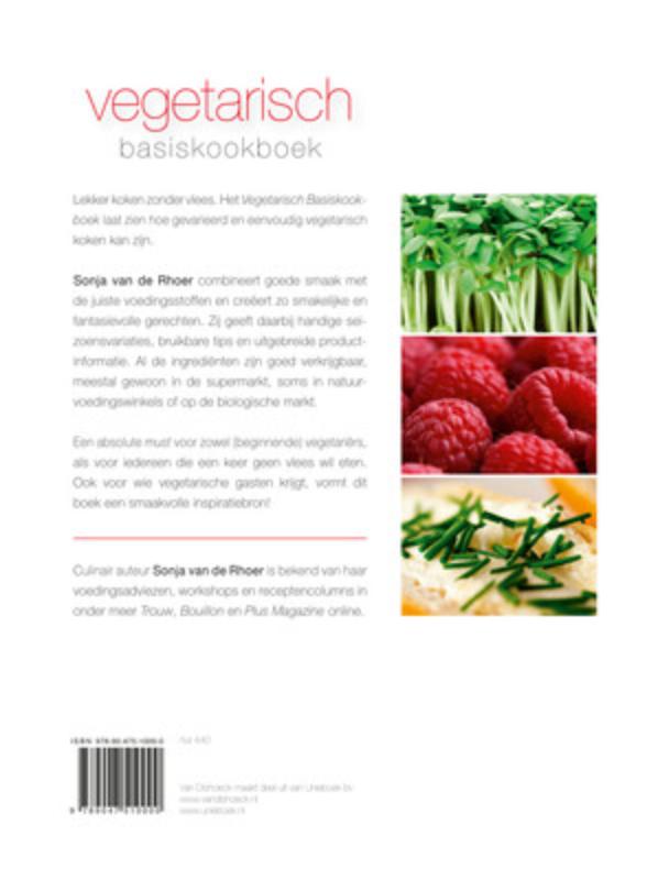 Vegetarisch Basiskookboek achterkant