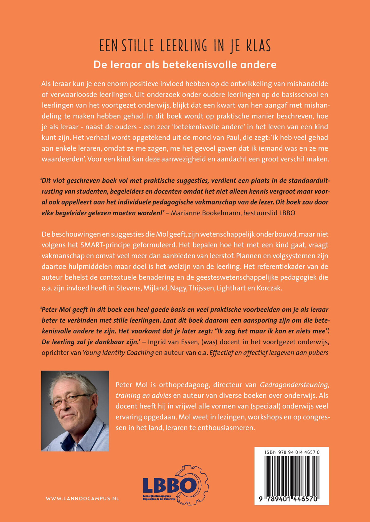 Een stille leerling in je klas achterkant