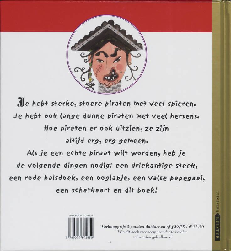 Handboek Piraat Hoe Word Ik Een Echte achterkant