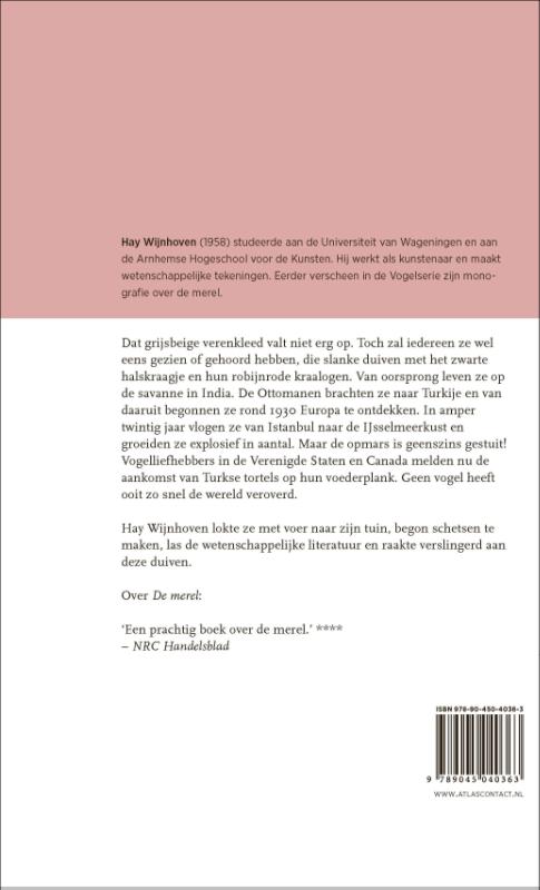 De Turkse tortel / De vogelserie / 17 achterkant