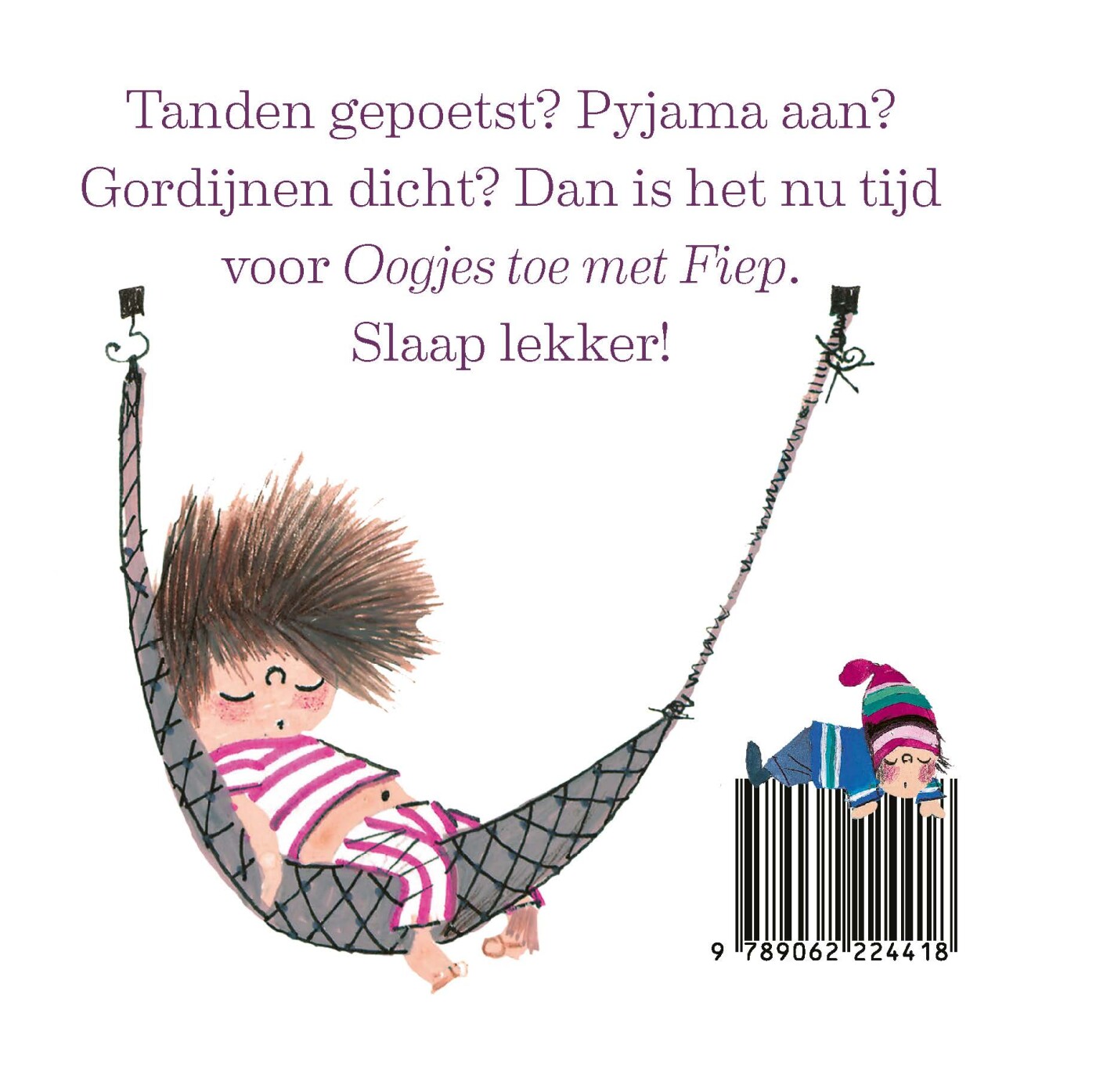 Oogjes toe met Fiep achterkant