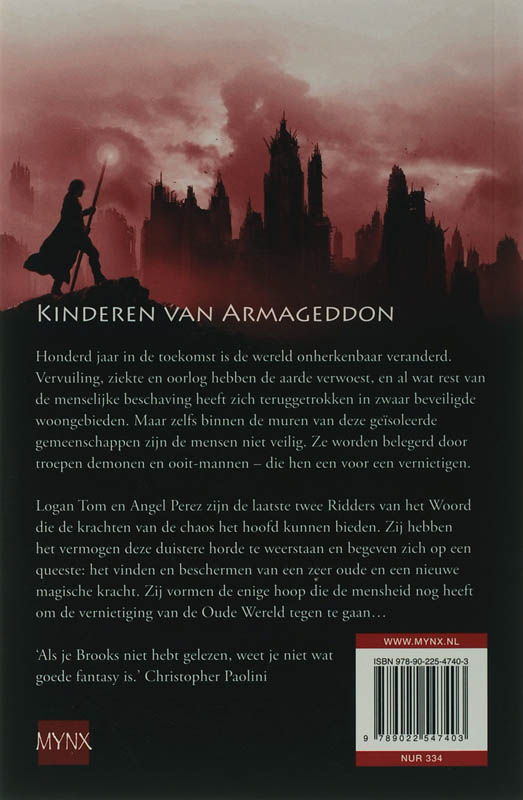 Kinderen Van Armageddon achterkant