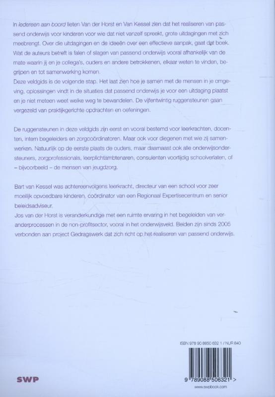 De veldgids 'Iedereen aan boord!' De veldgids 'Iedereen aan boord!' achterkant