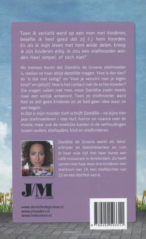Dat is mijn moeder niet! achterkant